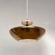 Small brass design UFO pendant - 1940s / Czechoslovakia