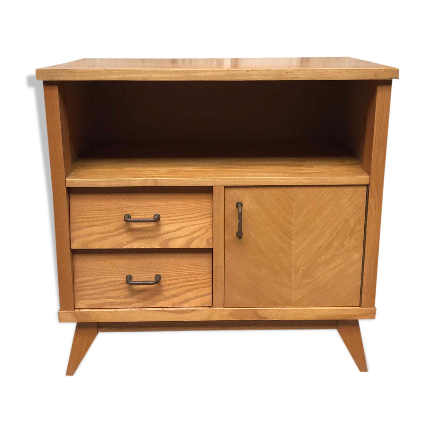 Vintage dresser, tv cabinet, Scandinavian, 1950, compass feet