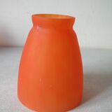 Tulip globe lampshade orange glass paste chandelier lamp retro decor lighting