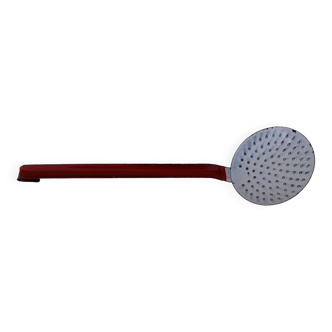 Enameled skimmer ladle