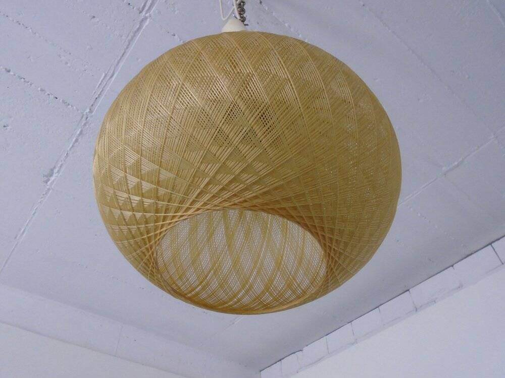 Spun Fibreglass Pendant Lamp, Germany, 1960s