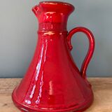 Wide pitcher in glazed sandstone
