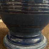 Vase d’Anduze émaillé bleu traditionnel – Modèle N°3 - 2