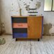 Meuble commode colorée années 60