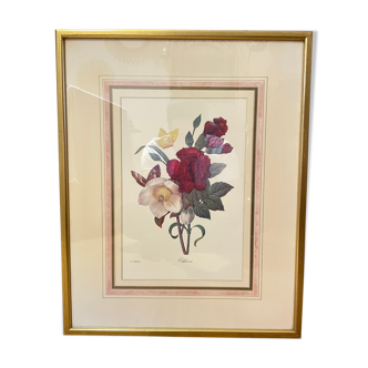 Lithographie florale de P.J Redouté