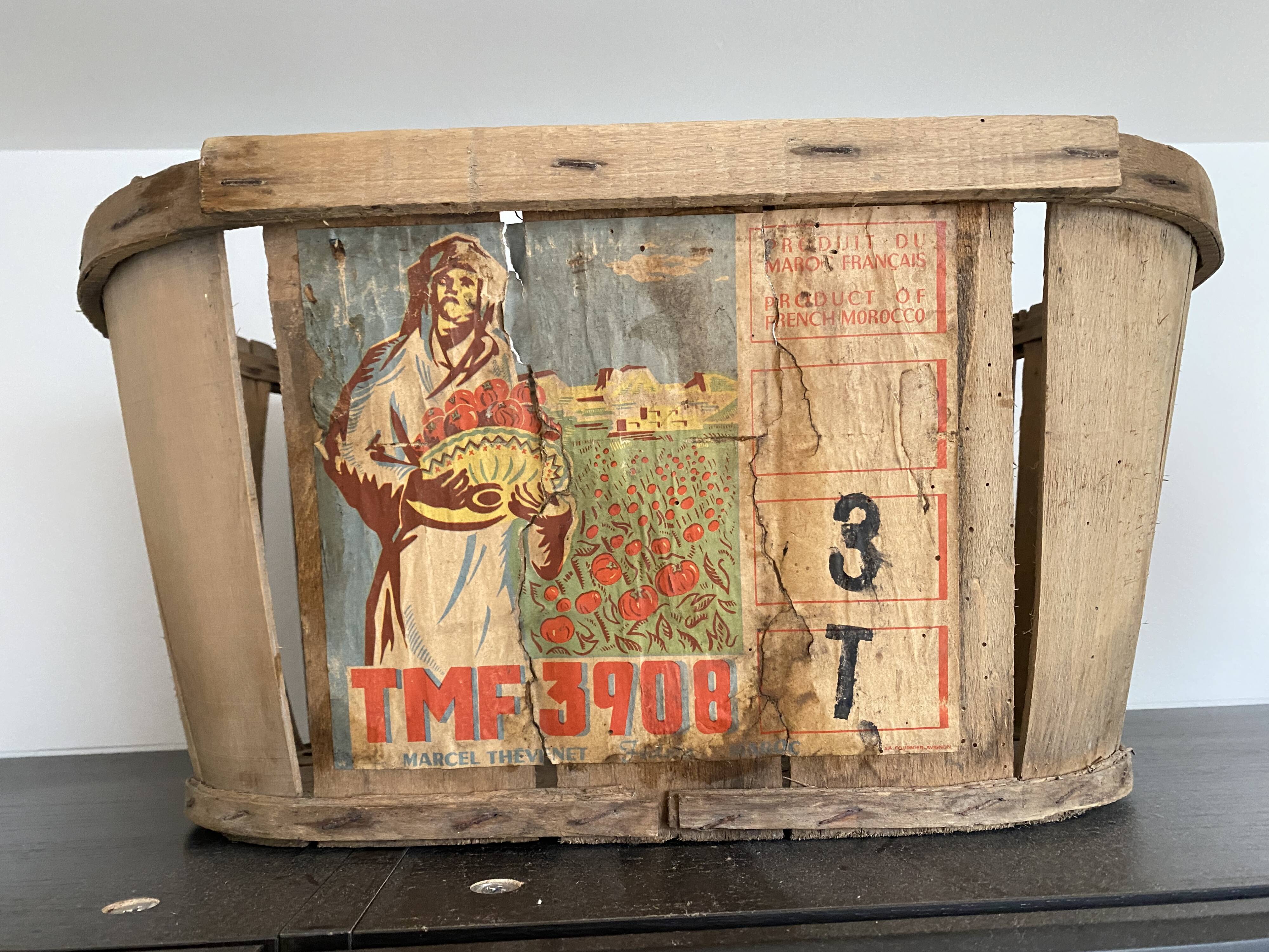 Crate cageot wooden slats morocco casablanca