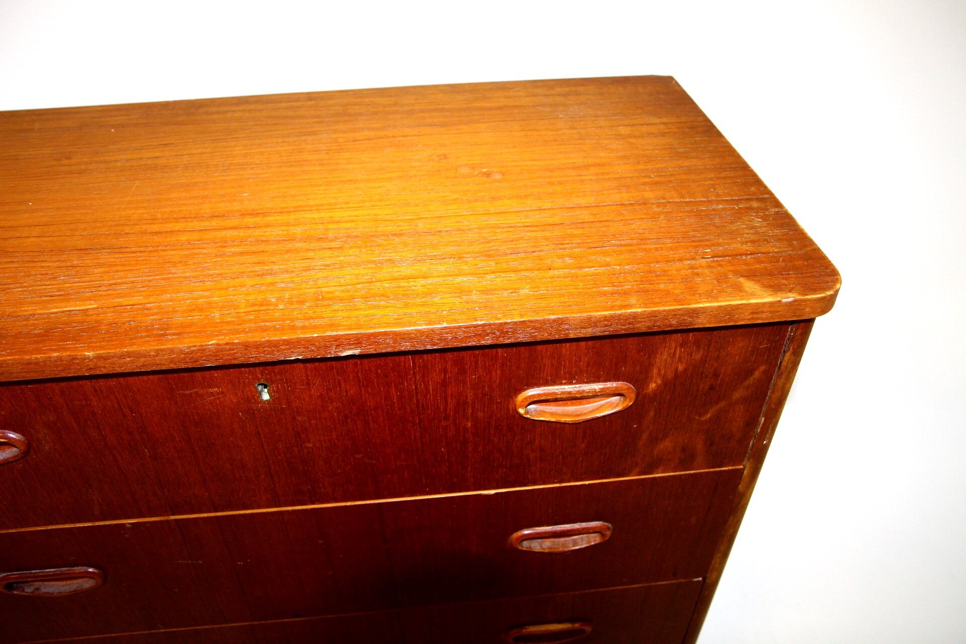 Dresser "Tallboy" in teak, Sweden, 1950