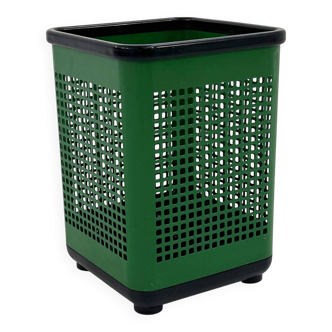 Green paper bin by Neolt, 1980