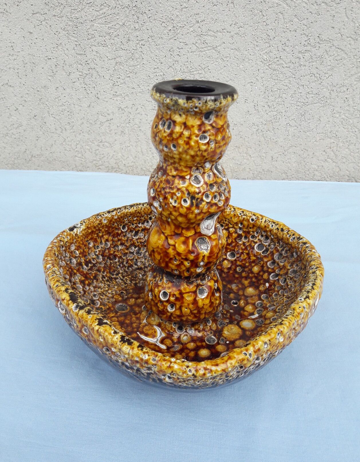 Bougeoir fat lava