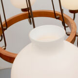 1960s ceiling light in opalglass