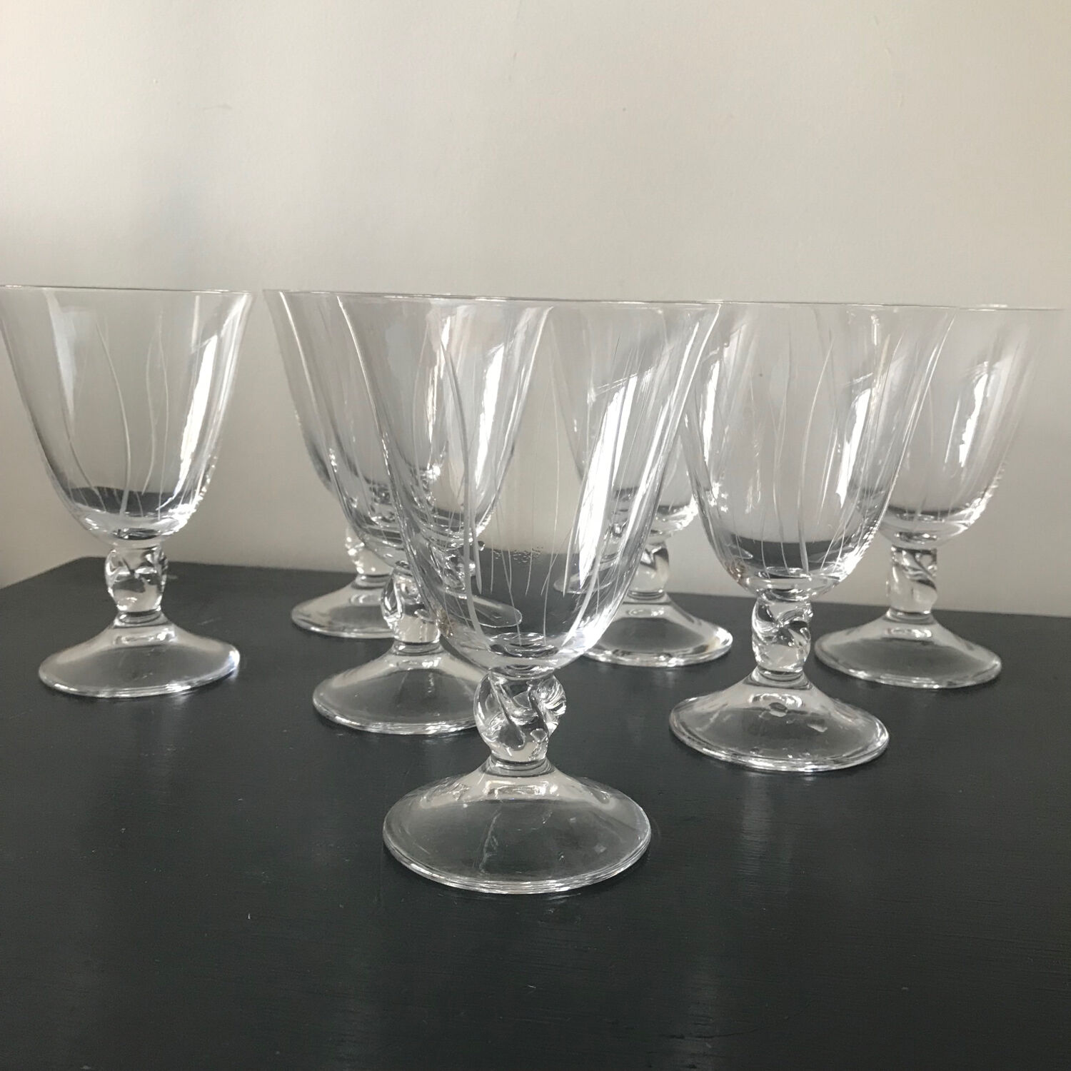 7 daum water glasses orval model