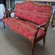 Provencal sofa in wood and fabric