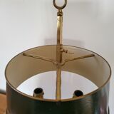Antique Empire Style Bouillotte Lamp in brass and tin