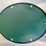 Oval  bakelite black frame  29 cm x 23 cm