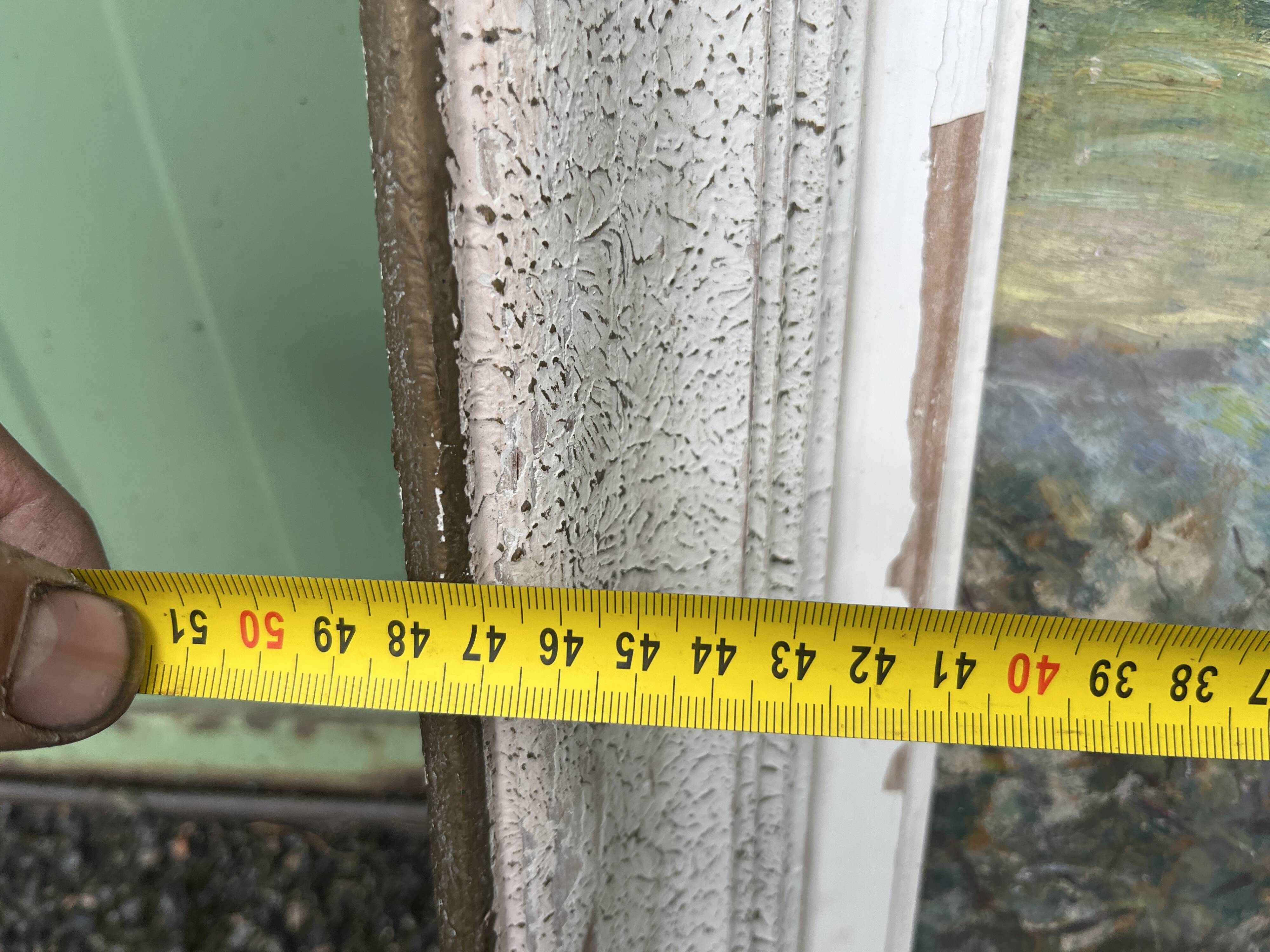 Rare antique double-sided painting – oil landscapes