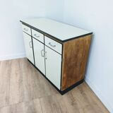 Vintage formica & wood sideboard