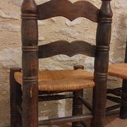 Paire de chaises brutalistes dans le goût de Dudouyt