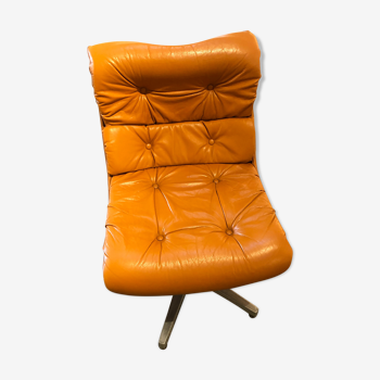 Leather seat CO FE MO circa 1965