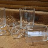 4 Luminarc striated rider wine glasses