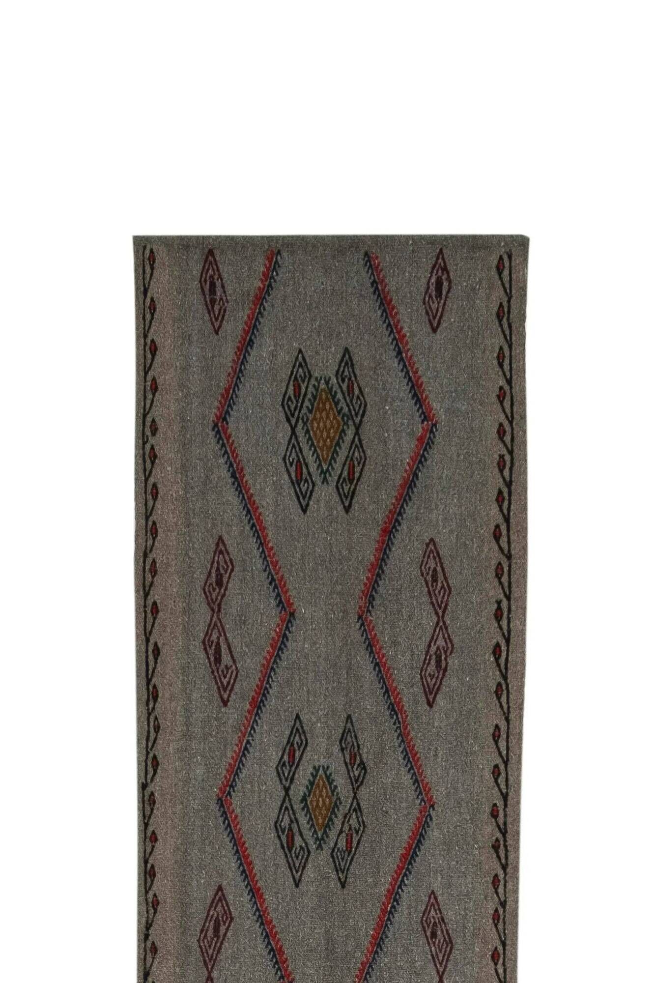 Vintage Turkish hallway rug 60x460 cm