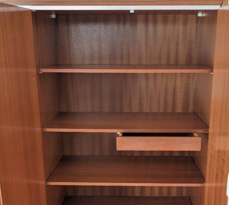 Scandinavian teak wardrobe from the 60s and 70s