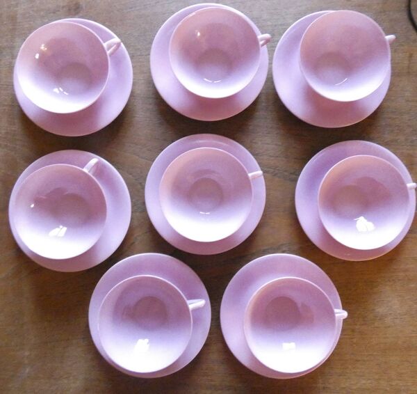 Rare Superbe service style Art Déco des années 30 Porcelaine de Limoges Fra