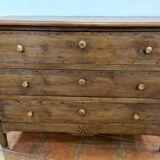 18th oak chest of drawers