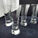 6 Pastis glasses with gauge