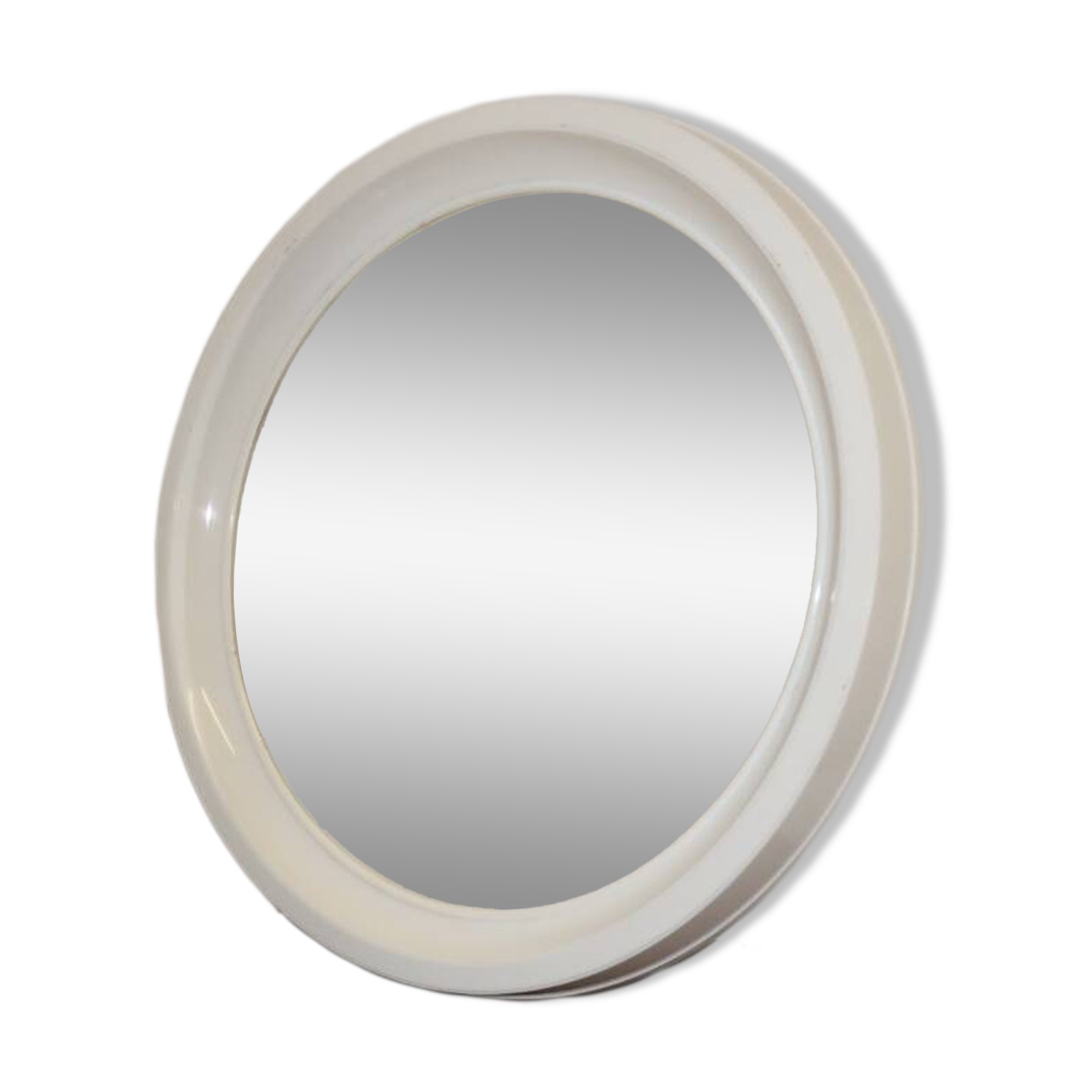 Round mirror 1970s Space Age style