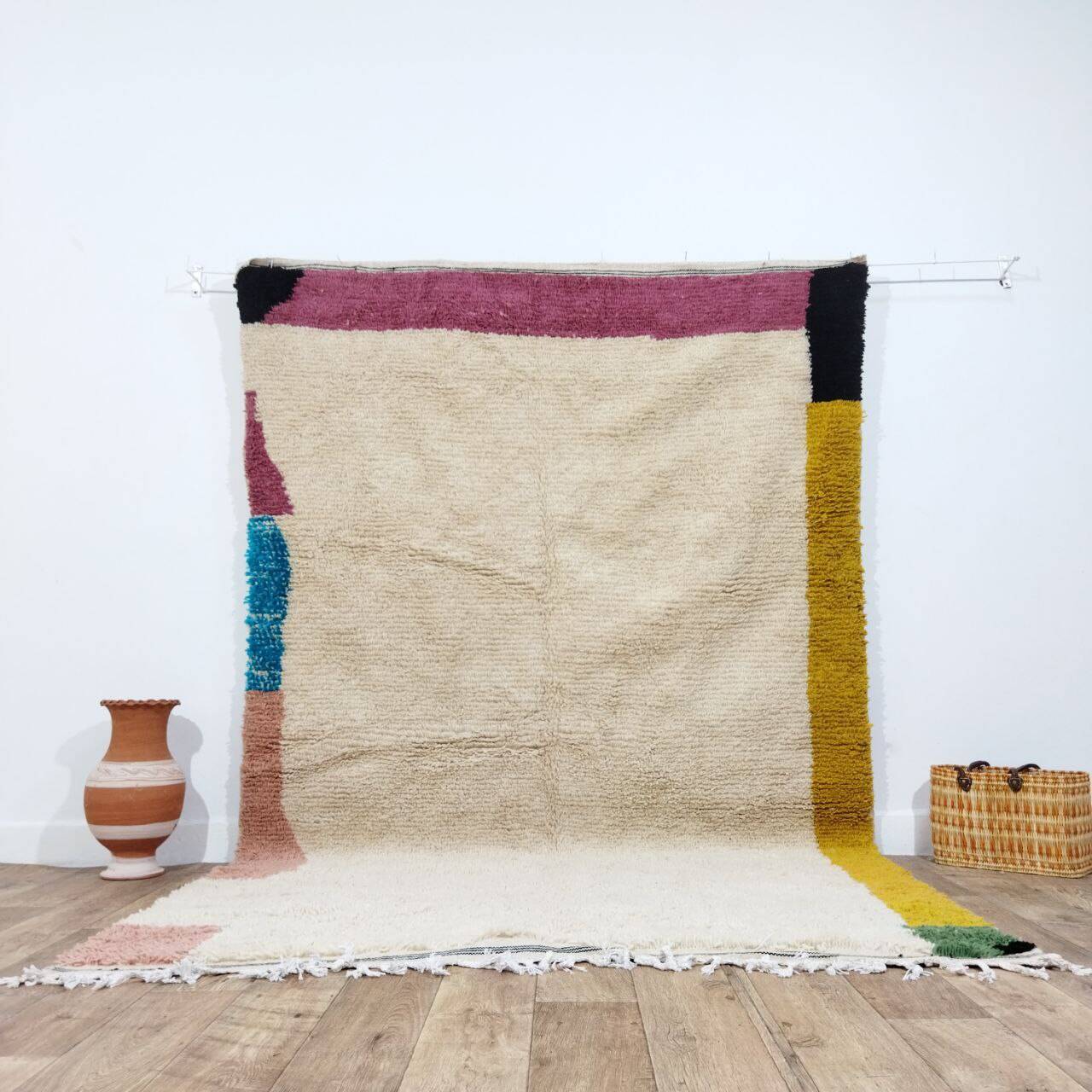 Tapis Berbère Marocain Artisanal fait main 296 X 185 CM