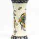 Cornet vase in fine earthenware from Gien, Renaissance decoration — late 19th century