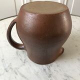 Pot à lait en grès fabrication artisanale signé années 70