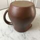 Handcrafted stoneware milk jug signed 70s