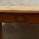 Louis XV game table with oval oak shape around 1850