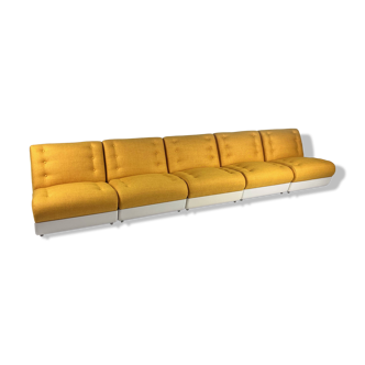 Set of 5 Space Age Lounge Chairs by Preben Fabricius, 1960s