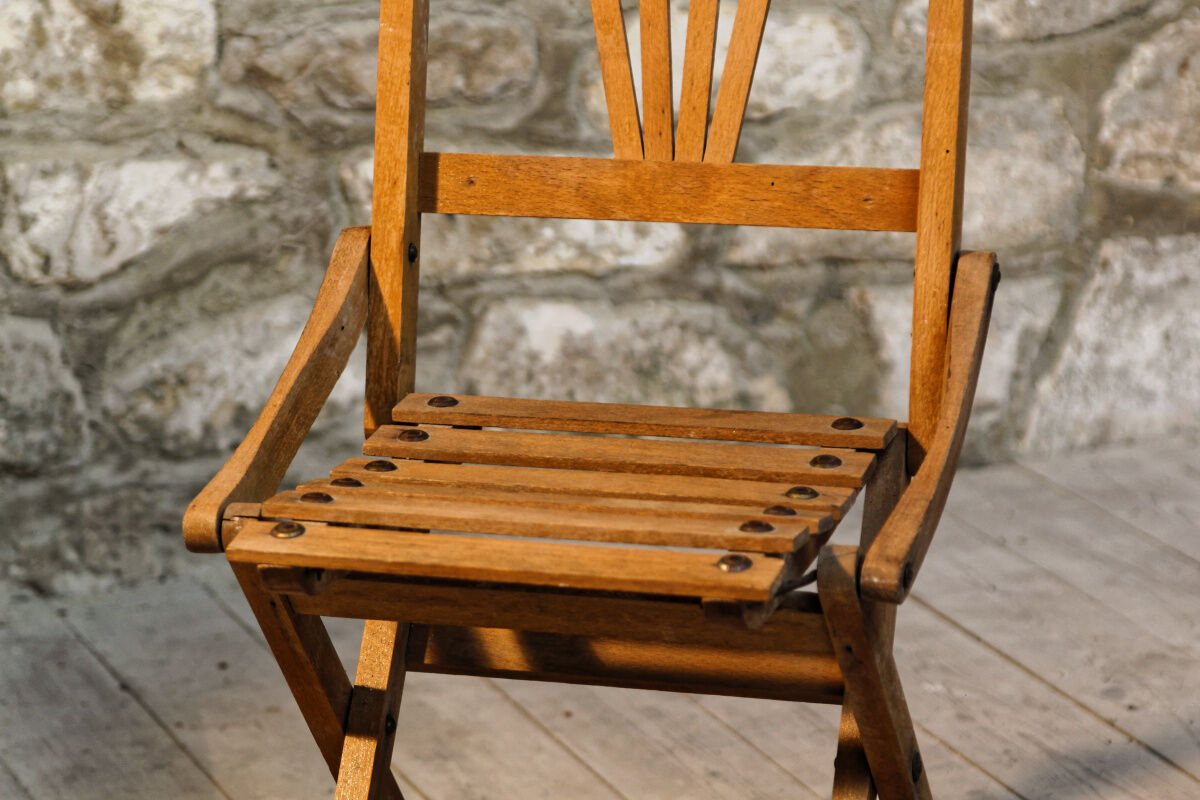 50s folding child chair