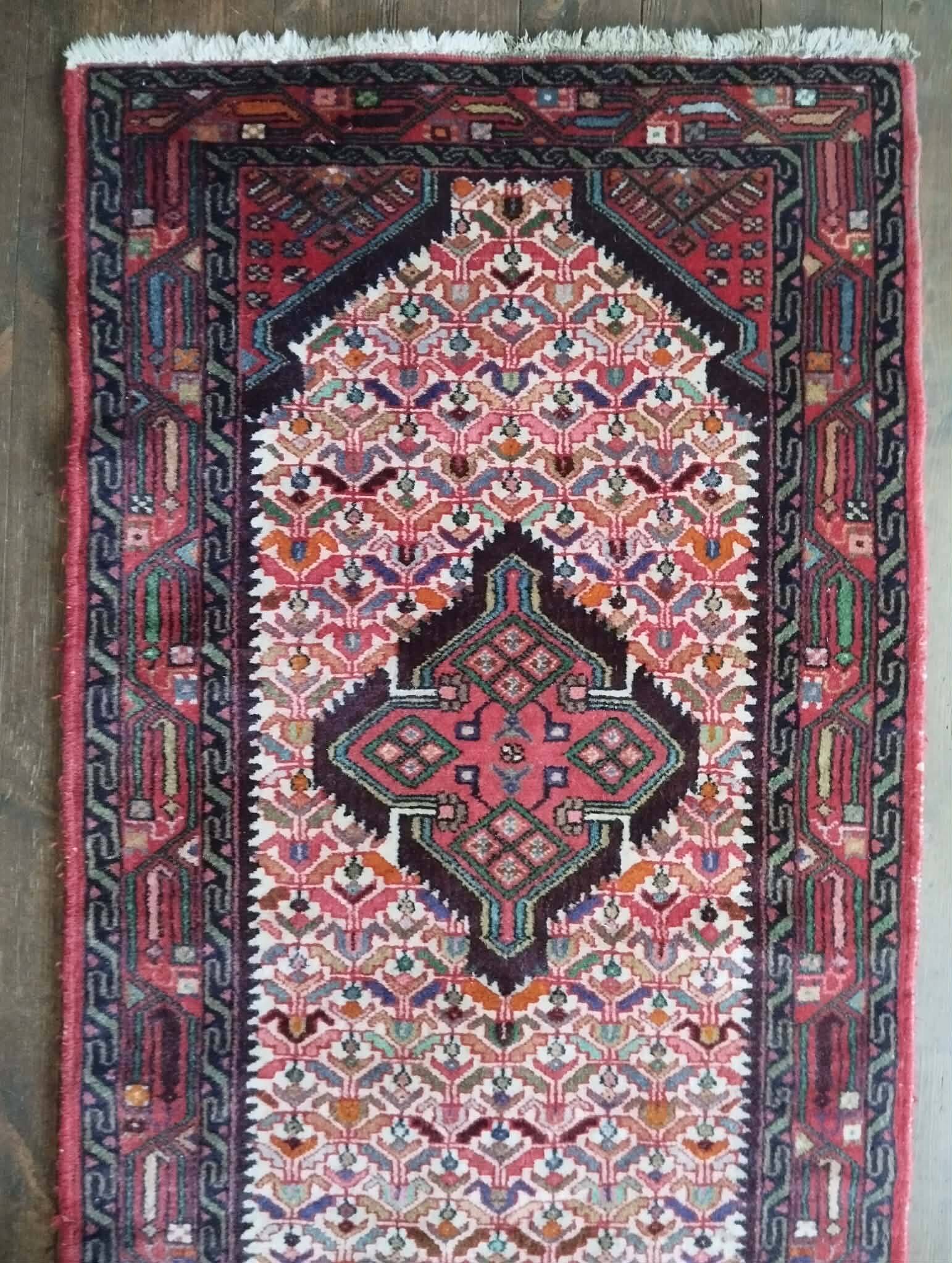 Tapis de coulioiur Persan Abadeh 277x81cm