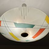 Very Large Art Deco Pendant Light