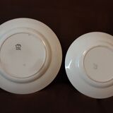 2 anciens  plats creux Badonviller