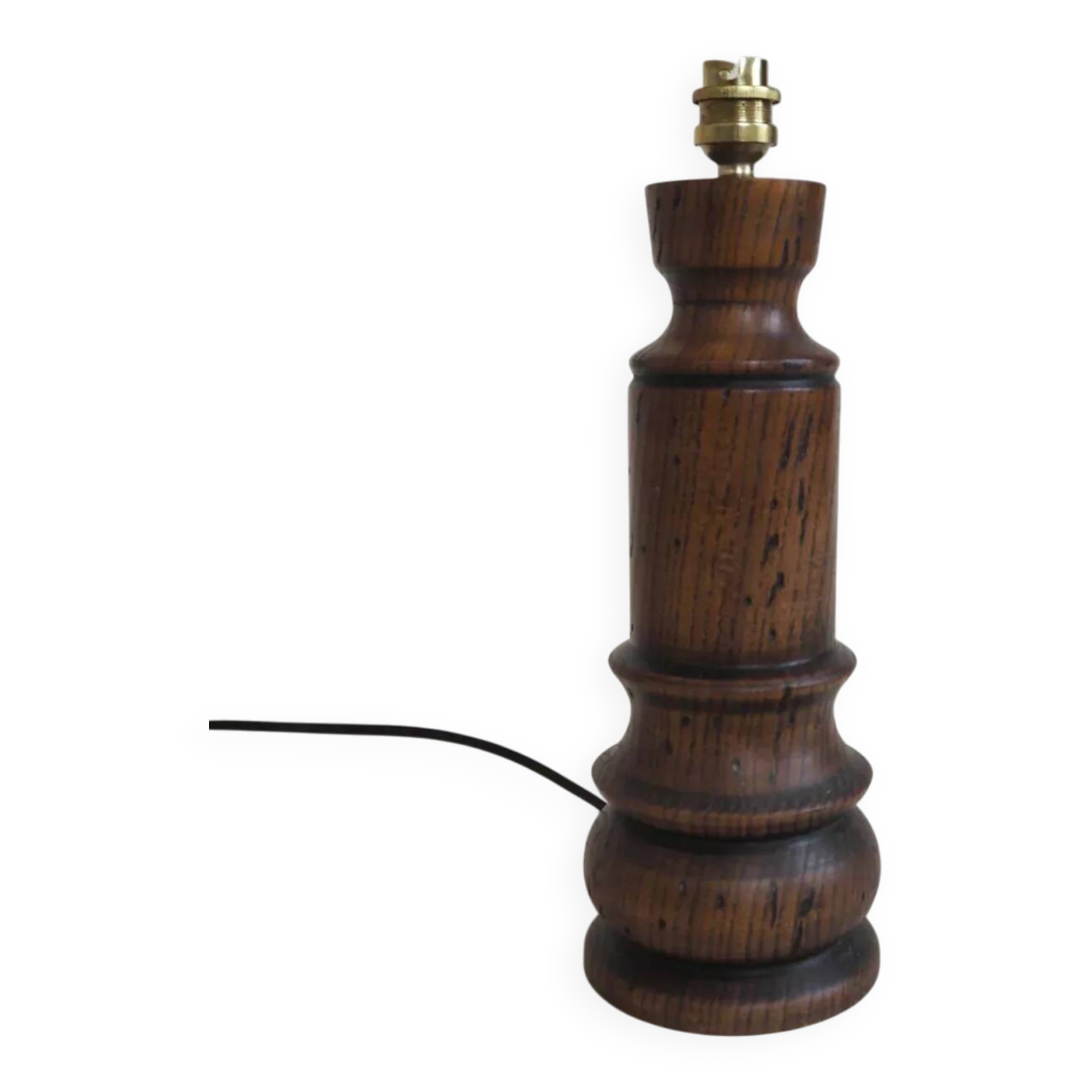 Wooden lamp base