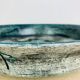 Round blue ceramic dish signed Arol Norway