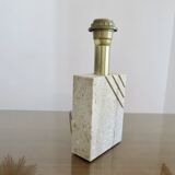 Travertine lamp "Cerri Nestore" 1970, Italy