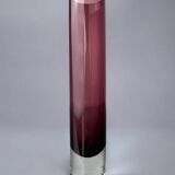 Sommerso Circular Purple Vase by Seguso, Murano, Italy, 1970