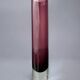 Sommerso Circular Purple Vase by Seguso, Murano, Italy, 1970