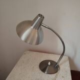Vintage brushed aluminum wall lamp