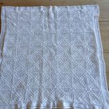 Handmade crochet antique pillowcase