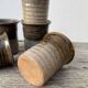 6 terracotta coffee cups