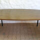Grande table ovale vintage années 60
