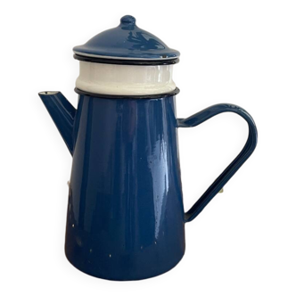 Enameled sheet metal coffee maker