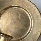 Vintage brass wall candle holder sconce diameter 18 cm
